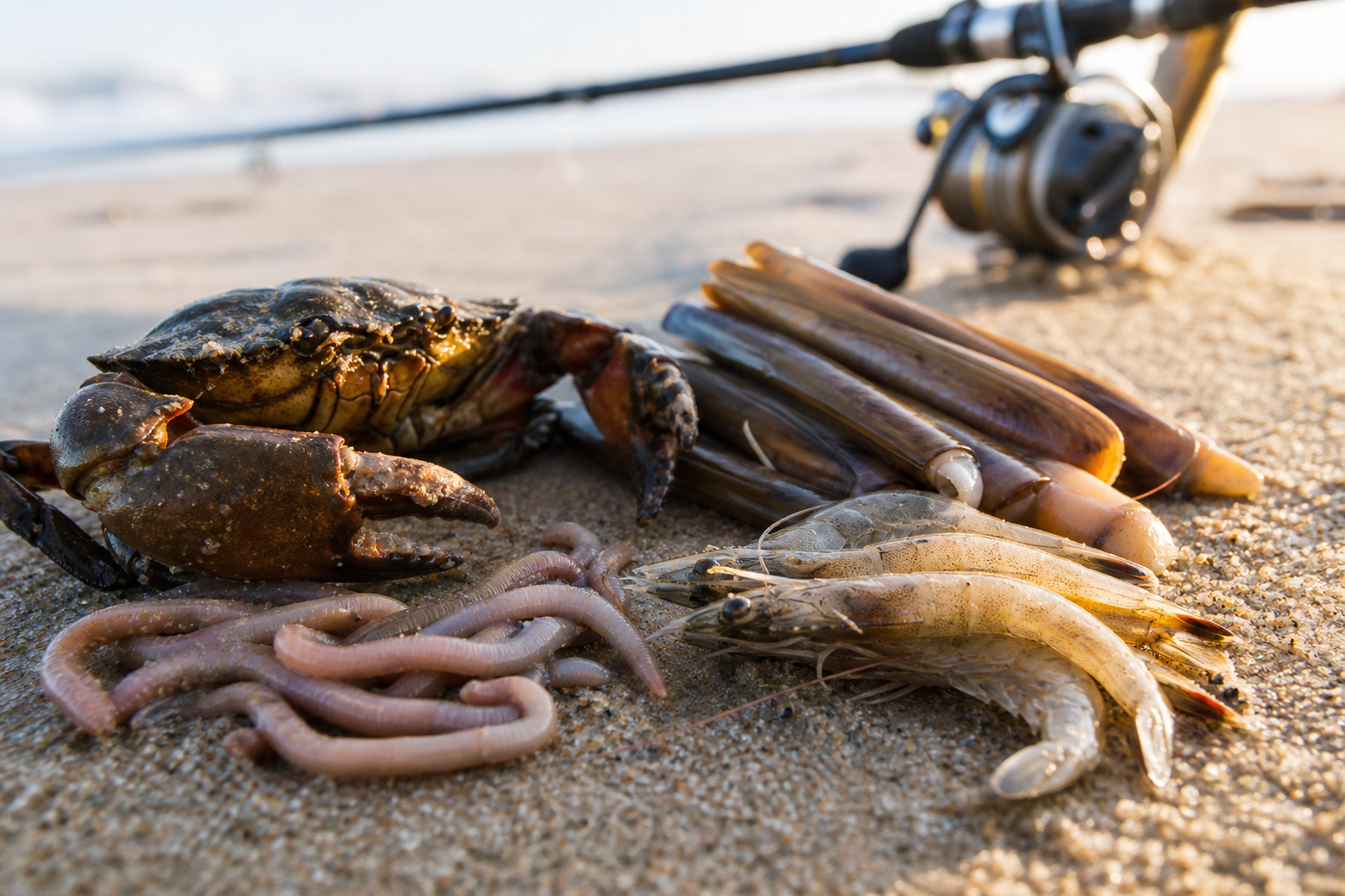 Mejores cebos para surfcasting: guía completa (2026)
