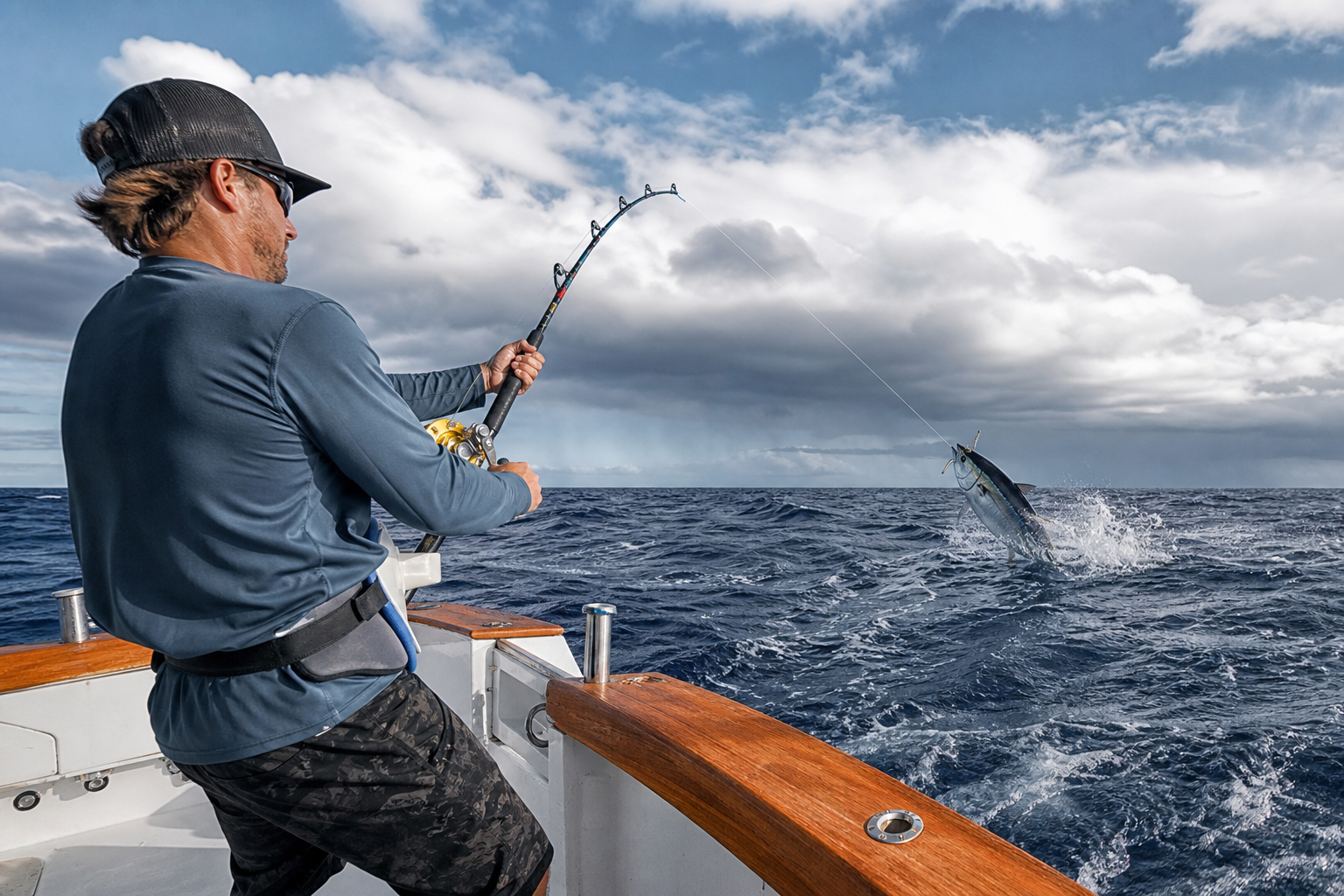 Pesca desde barco en el mar: guía completa 2026