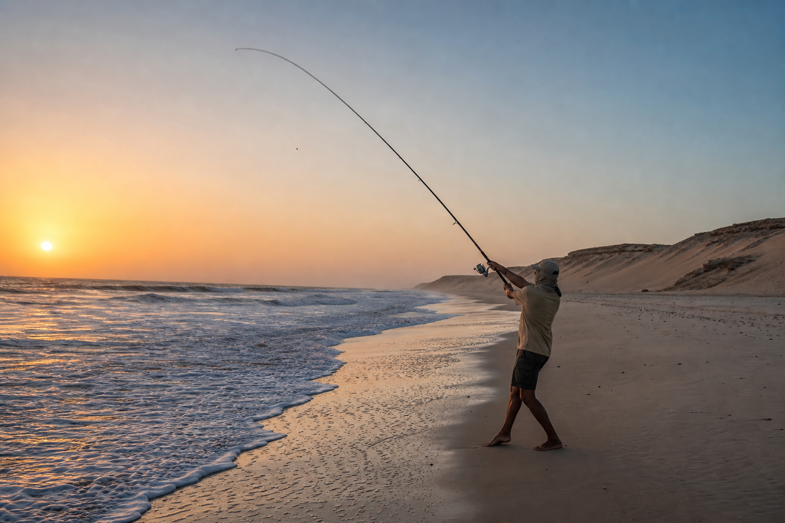 Viajes de pesca a Mauritania: spinning de costa (2026)