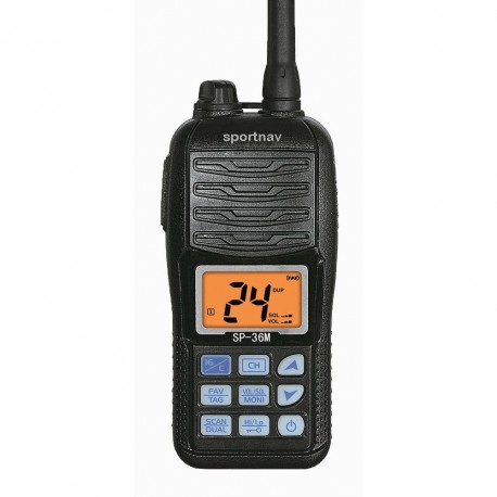 Radio VHF Portátil SportNav Homologada SPO-36M — Tienda AiPeces