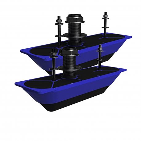 Pareja Transductores Pasacascos StructureScan 3D Inox Lowrance/Simrad — Tienda AiPeces