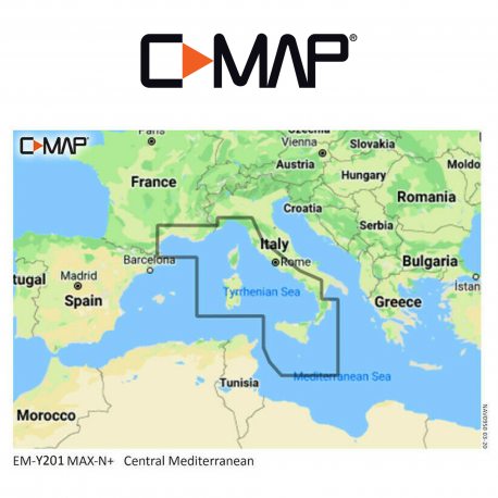 C-MAP DISCOVER M-EM-Y201-MS Central Mediterranean — Tienda AiPeces