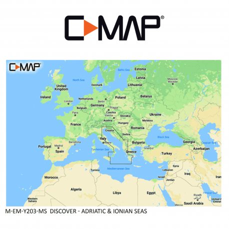 C-MAP DISCOVER M-EM-Y203-MS Adriatic & Ionian Seas — Tienda AiPeces