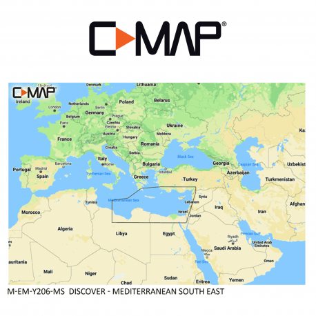 C-MAP DISCOVER M-EM-Y206-MS Mediterranean South East — Tienda AiPeces