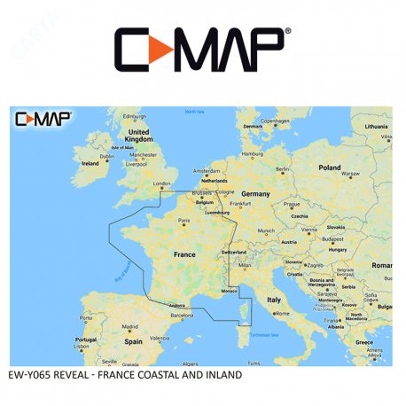 C-MAP REVEAL M-EW-Y065-MS France Coastal & Inland — Tienda AiPeces
