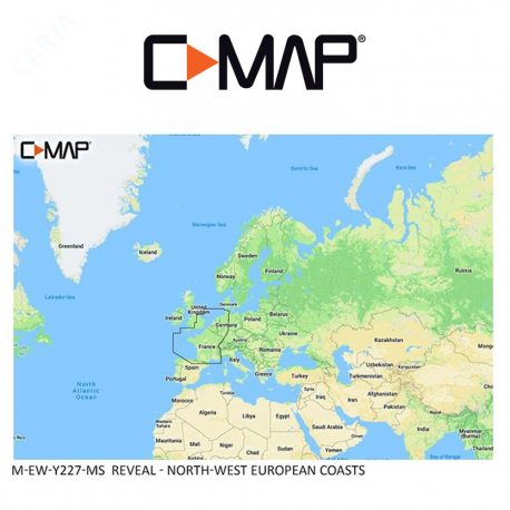 C-MAP REVEAL M-EW-Y227-MS North-West European Coasts — Tienda AiPeces