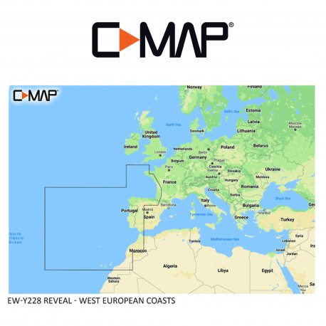 C-MAP REVEAL M-EW-Y228-MS West European Coasts — Tienda AiPeces