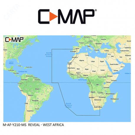 C-MAP REVEAL M-AF-Y210-MS West Africa — Tienda AiPeces