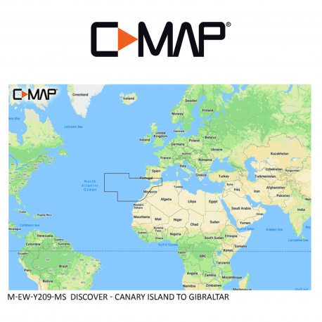 C-MAP DISCOVER M-EW-Y209-MS Canary Island to Gibraltar — Tienda AiPeces