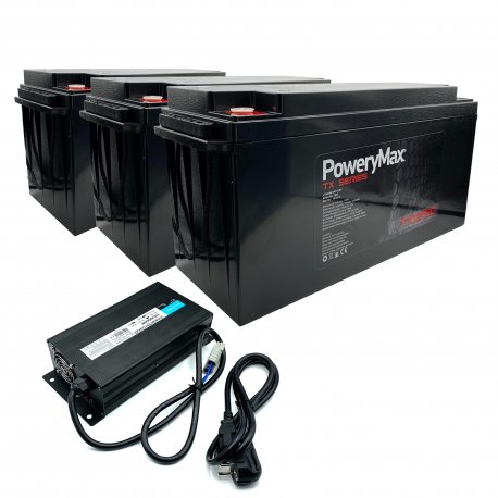 Batería de Litio PoweryMax TX36150 + Cargador Inteligente — Tienda AiPeces
