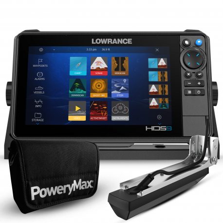 Lowrance HDS 9 Pro PoweryMax Ready con Transductor Active Imaging HD 3 en 1 — Tienda AiPeces