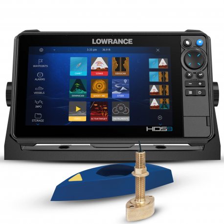 Lowrance HDS 9 Pro con Transductor Pasacascos B275LHW xSonic 1kW CHIRP — Tienda AiPeces