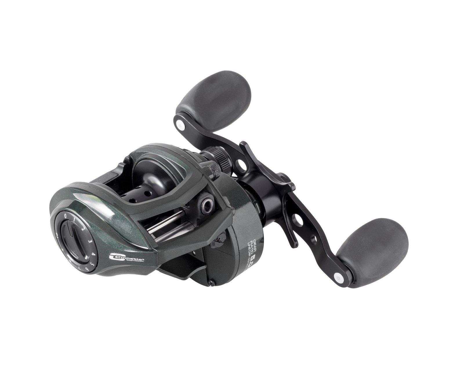 Carrete de casting Cinnetic Armed CRBK BC LH LS con bobina de aluminio anodizado