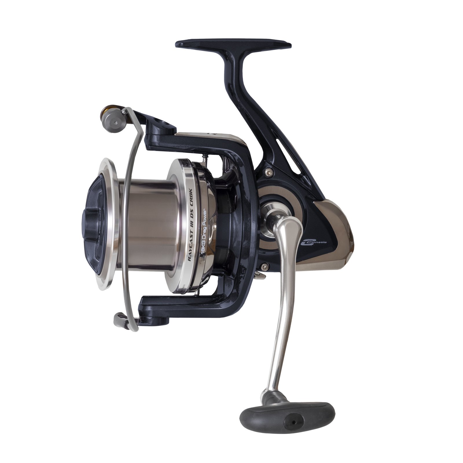 Carrete de surfcasting Cinnetic Raycast III CRBK DS talla 7000 con dos bobinas