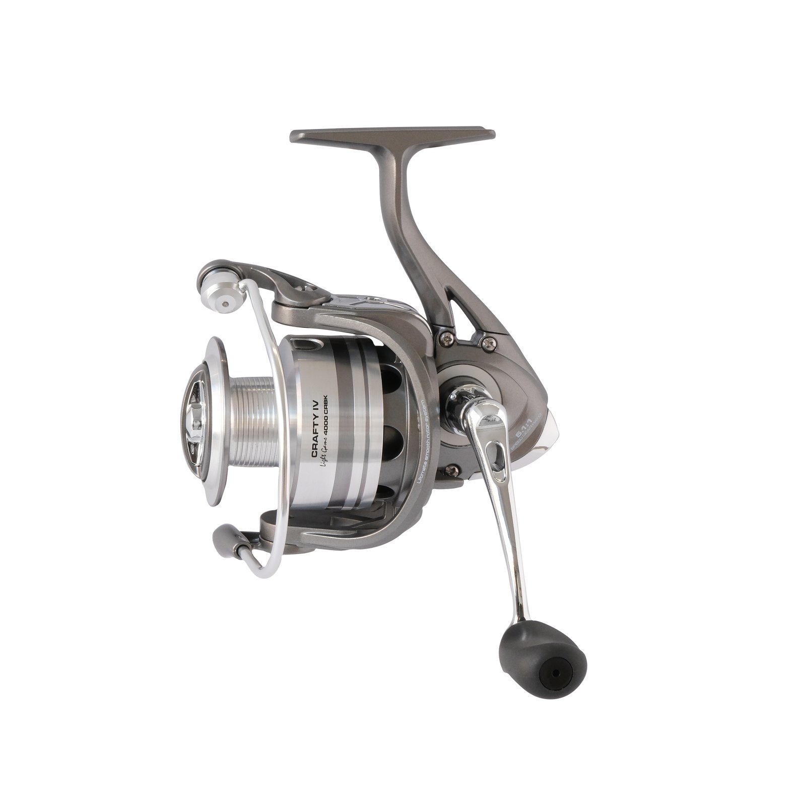 Carrete de spinning ligero Cinnetic Crafty IV CRBK Light Game