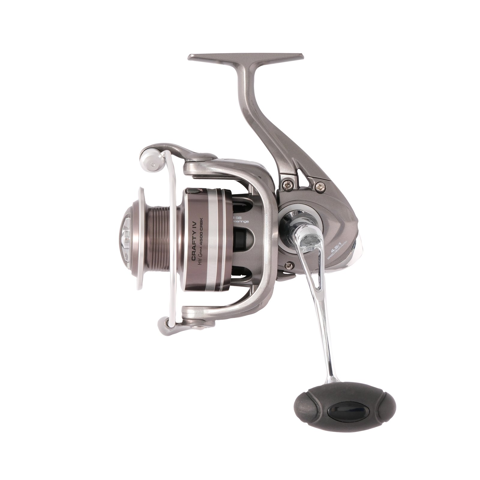 Carrete de spinning Cinnetic Crafty IV CRBK MH Game con cuerpo CRBK