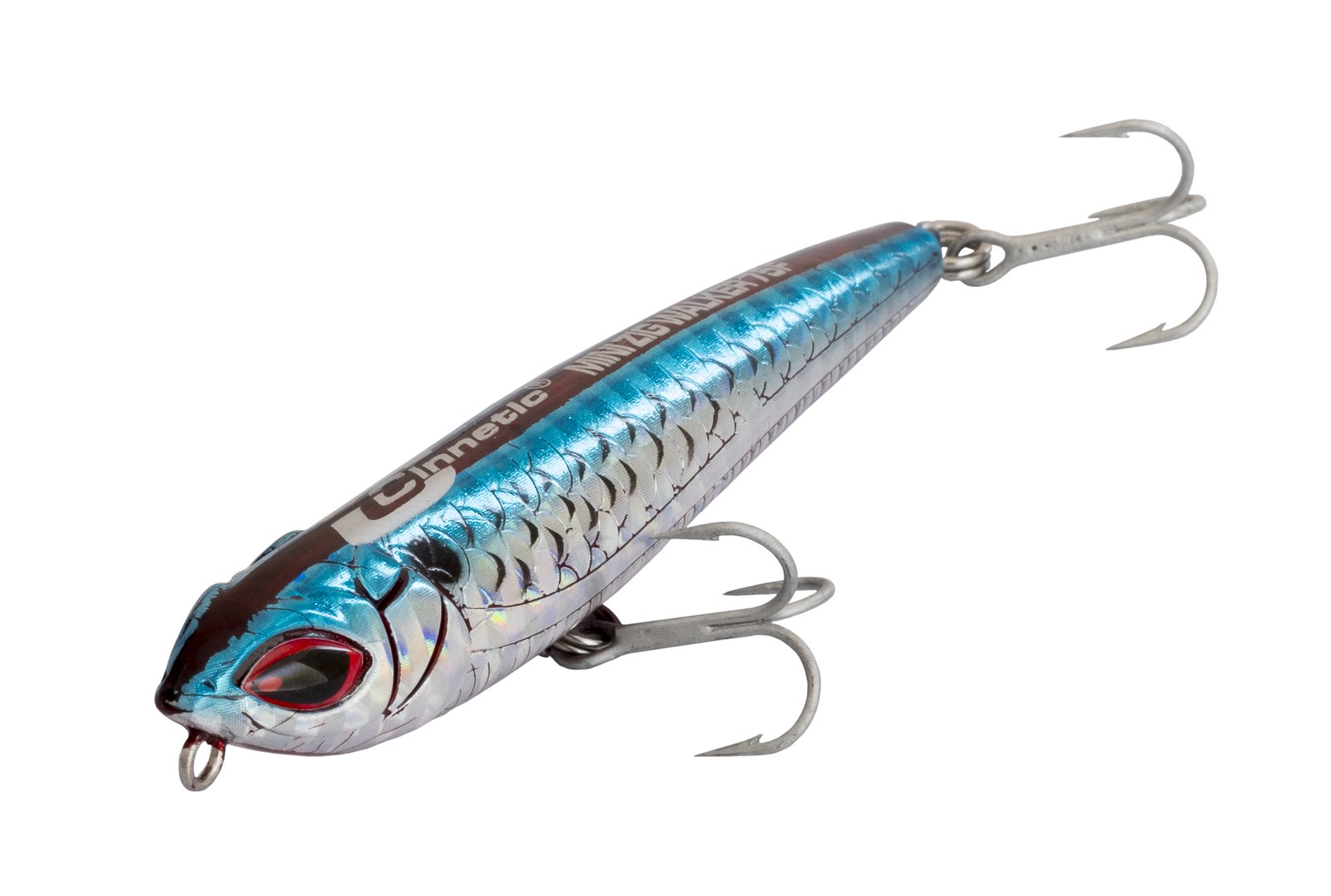 Pequeño señuelo paseante Cinnetic Mini Zig Walker 75F para aguas someras
