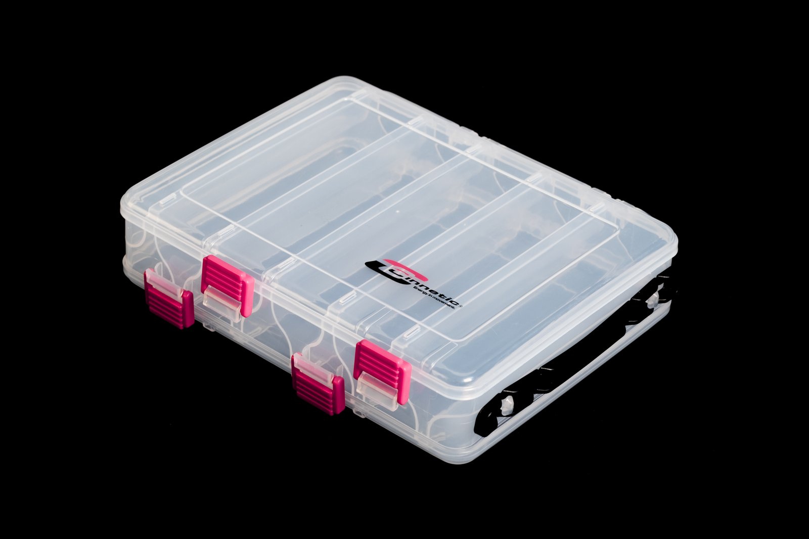 Caja de doble cara Cinnetic Double Side Egi Box con egis en su interior en forma de Y