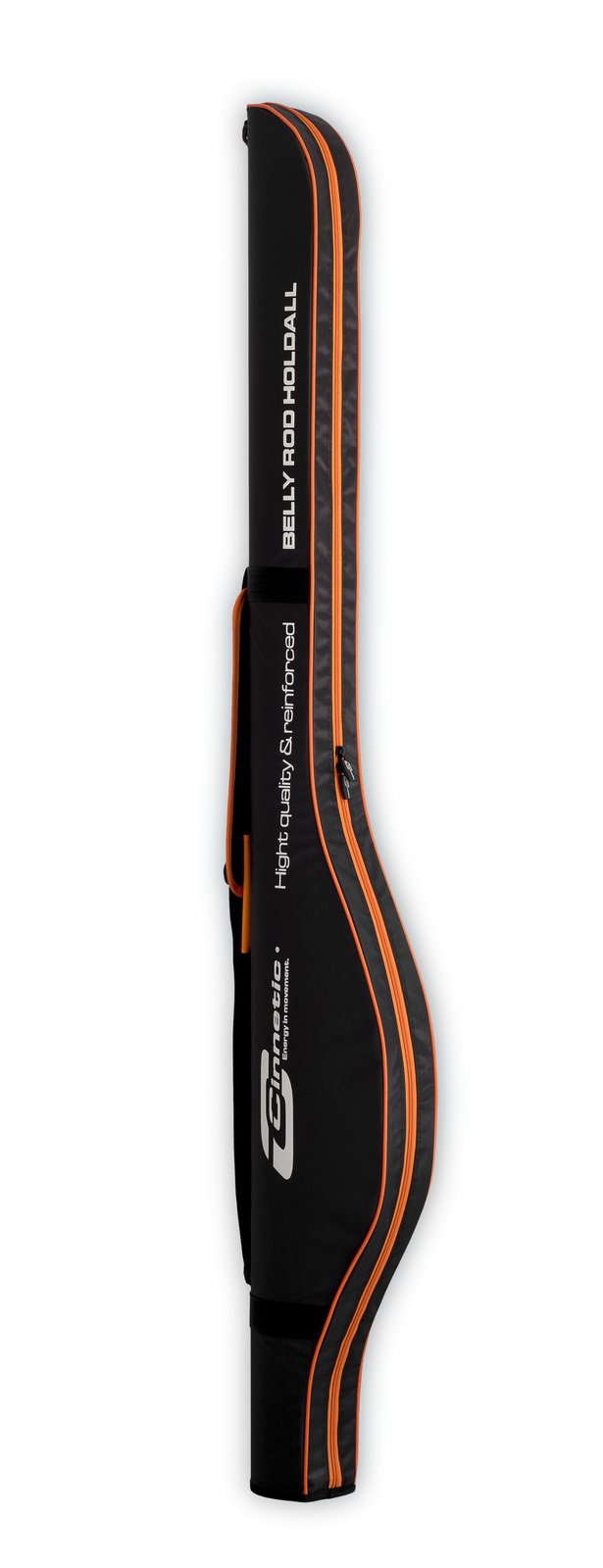 Funda Cinnetic Belly Rod Holdall de 155 cm con perfil abombado para cañas con carrete montado
