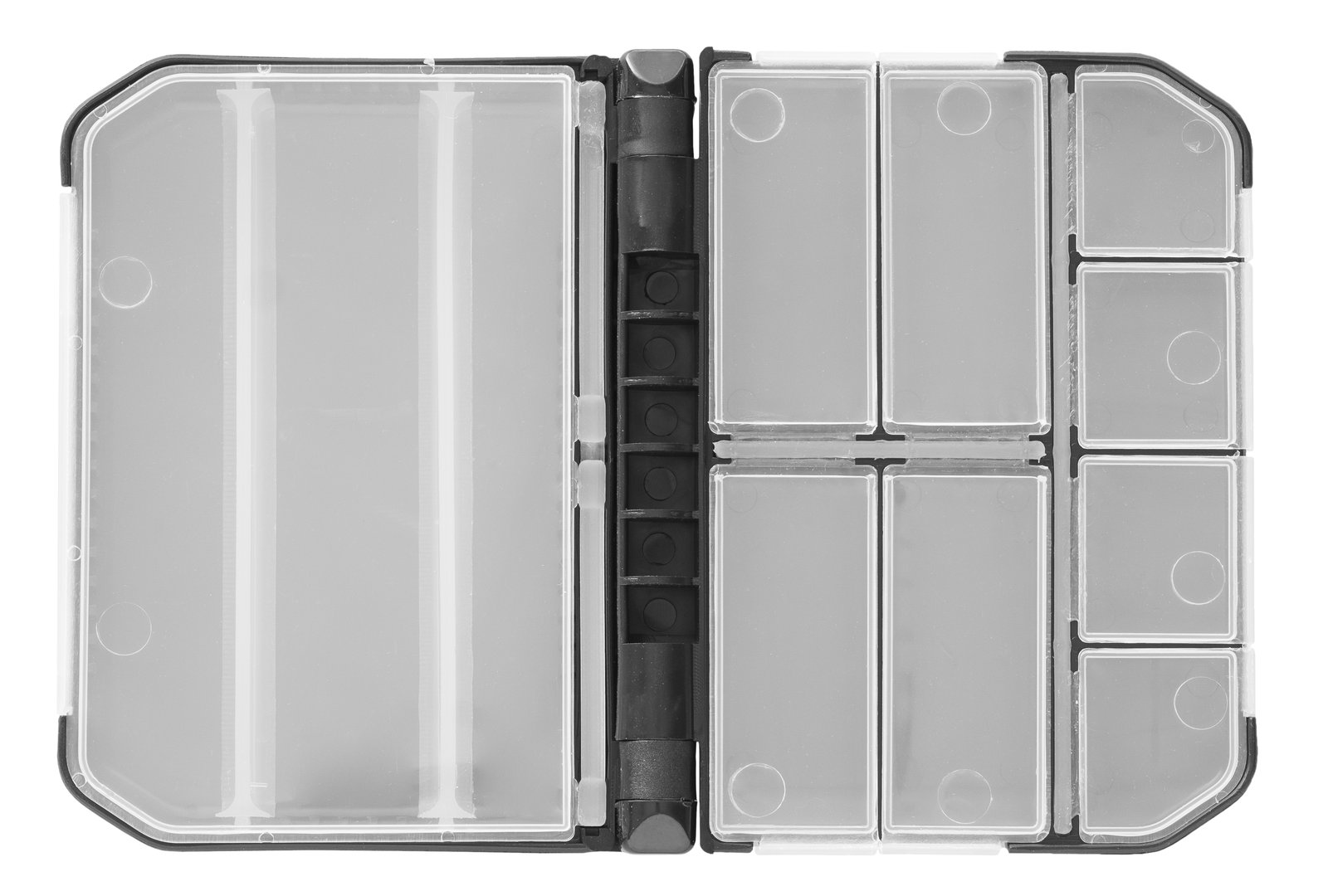 Cajita de doble cara Cinnetic Rock Fishing Box con señuelos de light game