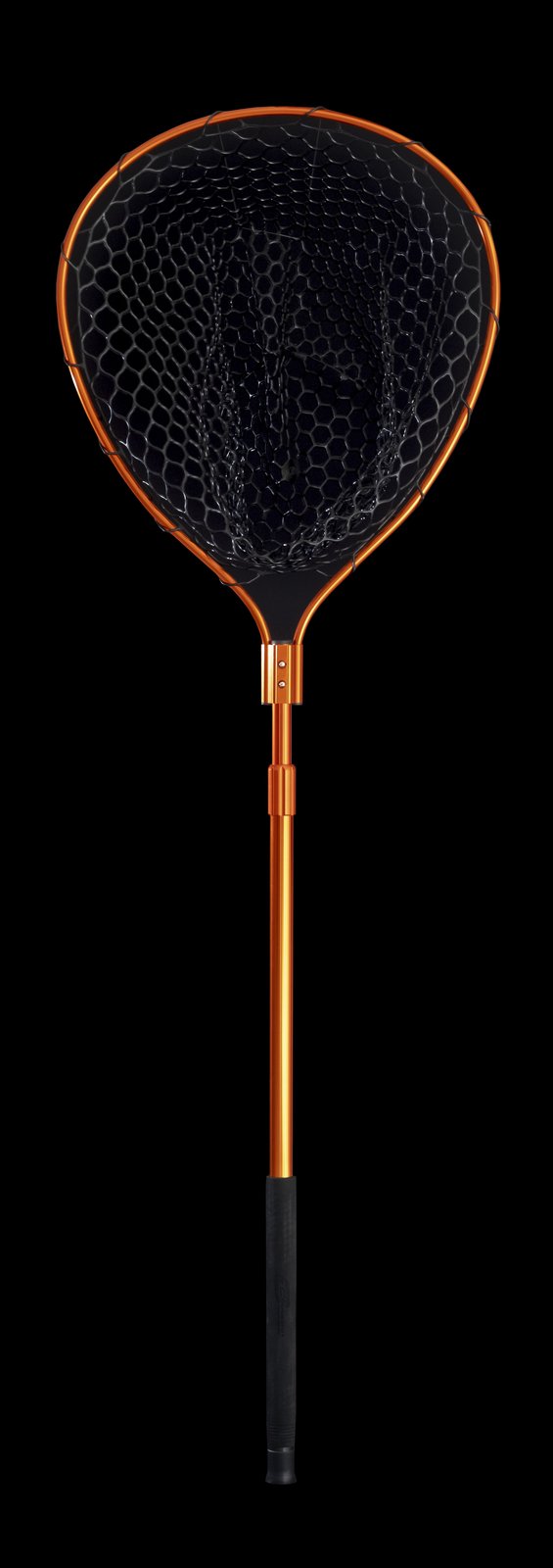 Sacadera telescópica naranja Cinnetic Tele Squid Boat Net con malla de goma