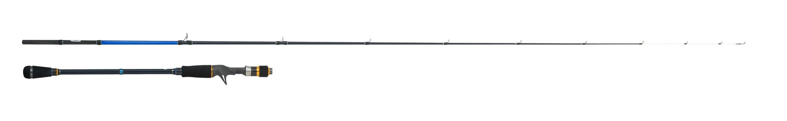Caña de gatillo Cinnetic Rayforce SPF Tai Rubber Jigging con puntera sólida, 1+1 tramos