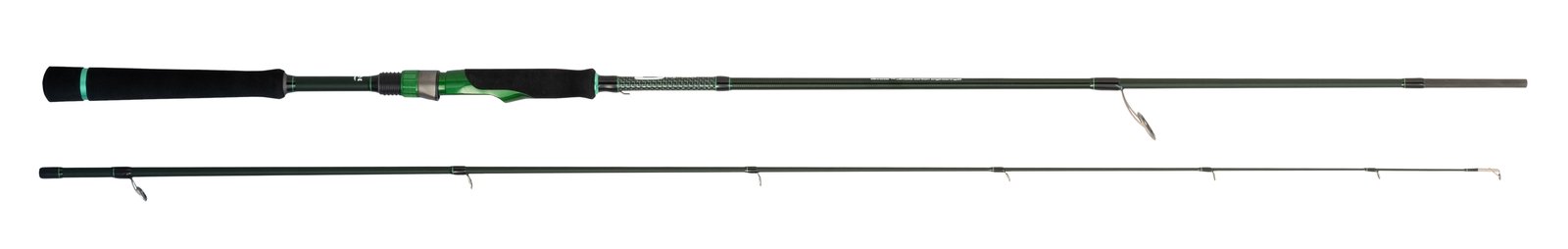 Caña de spinning Cinnetic Armed Predator de 2 tramos para predadores de agua dulce