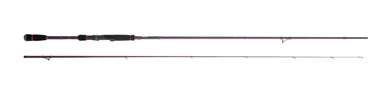 Caña de eging Cinnetic Sky Line Purple Eging de 2,58 m y 2 tramos