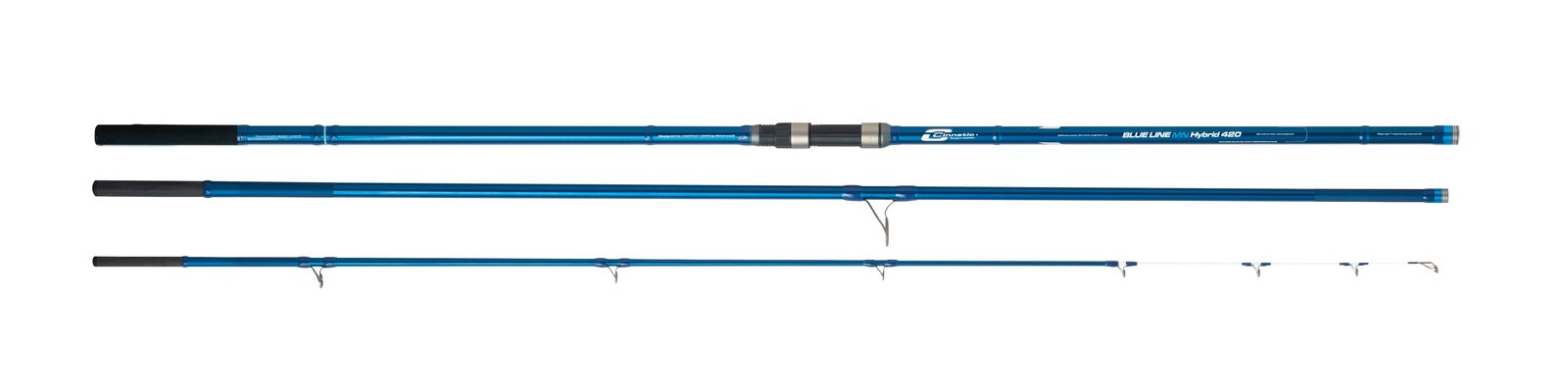 Caña de surfcasting Cinnetic Blue Line MN Hybrid de 4,20 m con puntera híbrida Flexi-tip