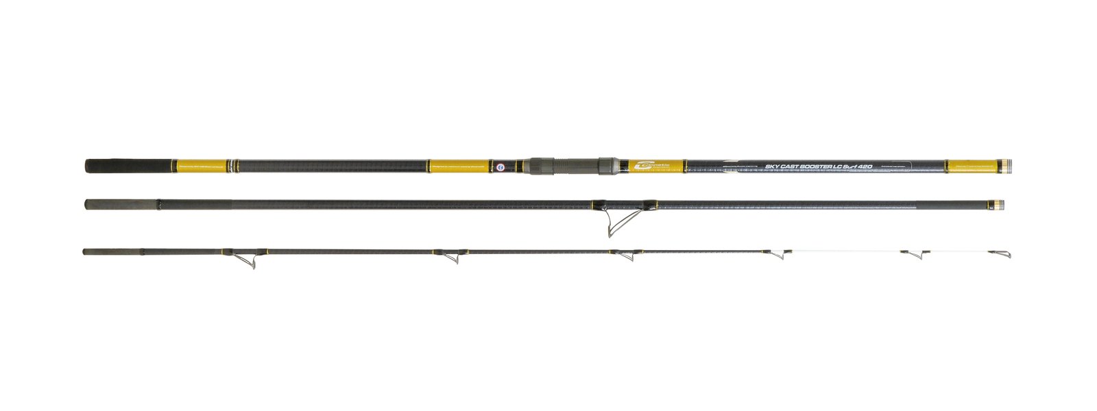 Caña de surfcasting Cinnetic Sky Cast Booster LC Surf de 4,20 m y 3 tramos